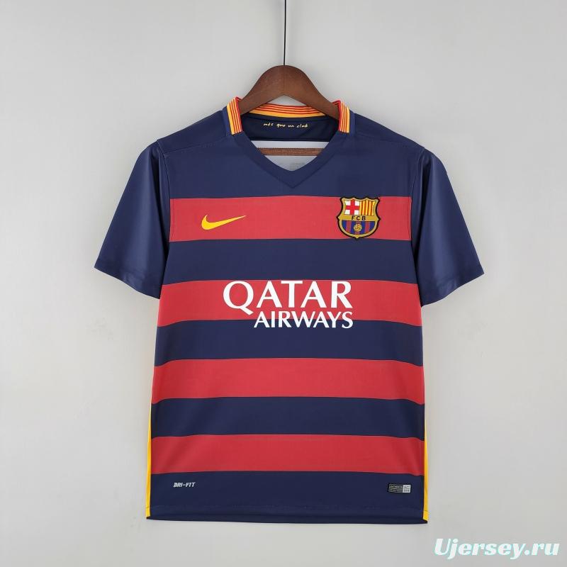 Retro 15/16 Barcelona Home  Soccer Jersey