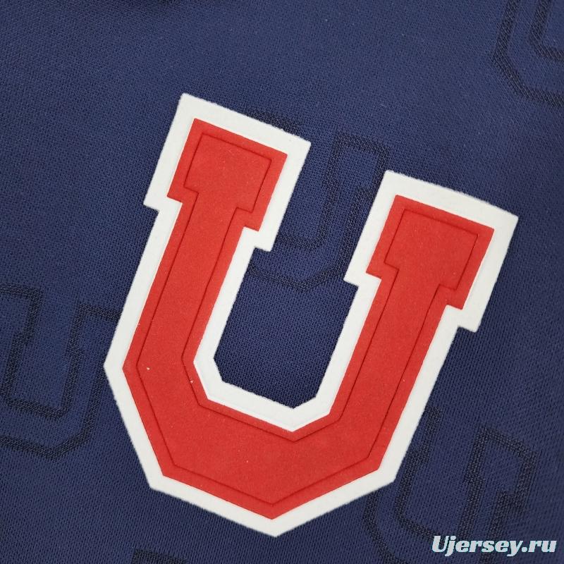 Retro 1998 Long Sleeve Universidad De Chile Home Soccer Jersey