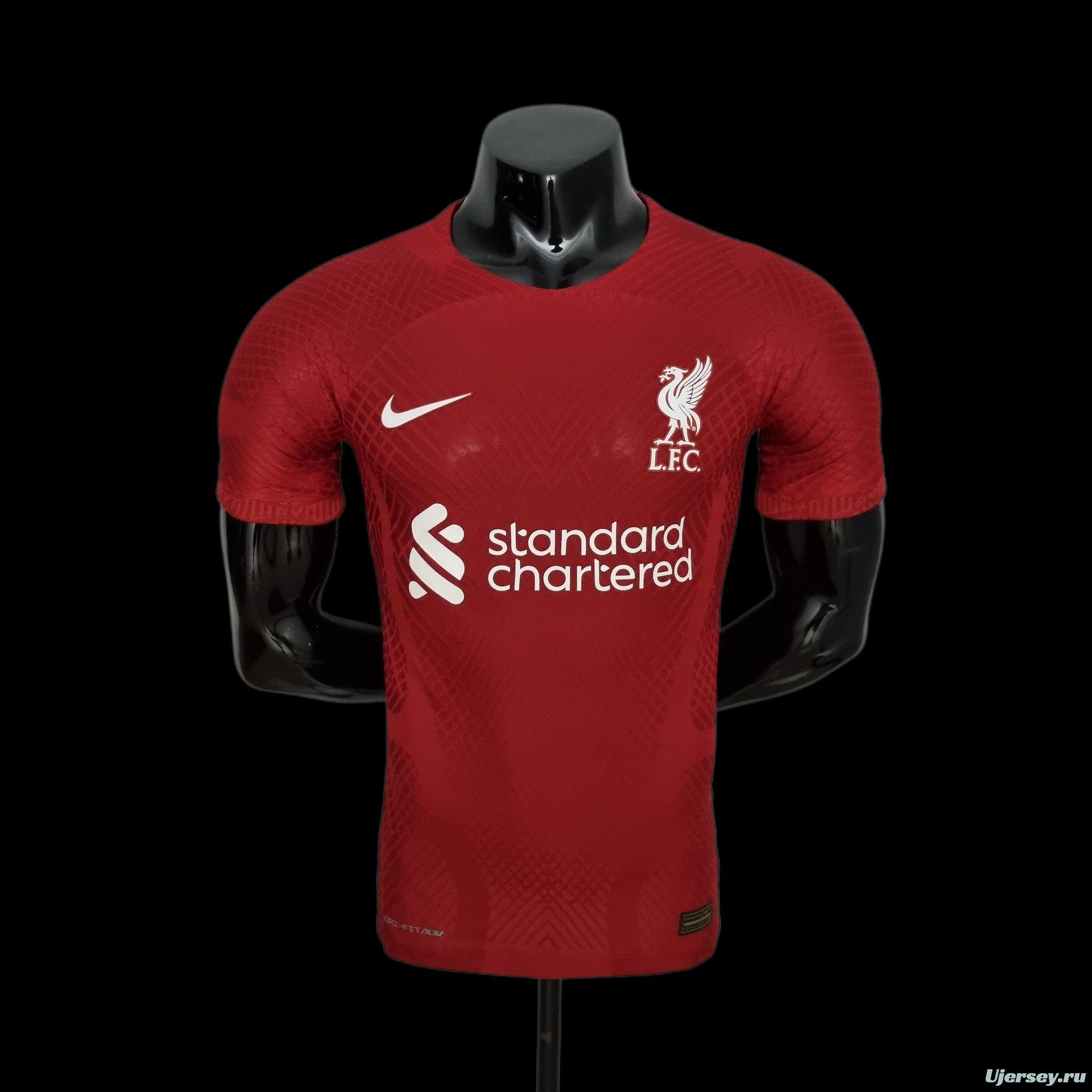 Player Version 22/23 Liverpool Home Soccer Jersey