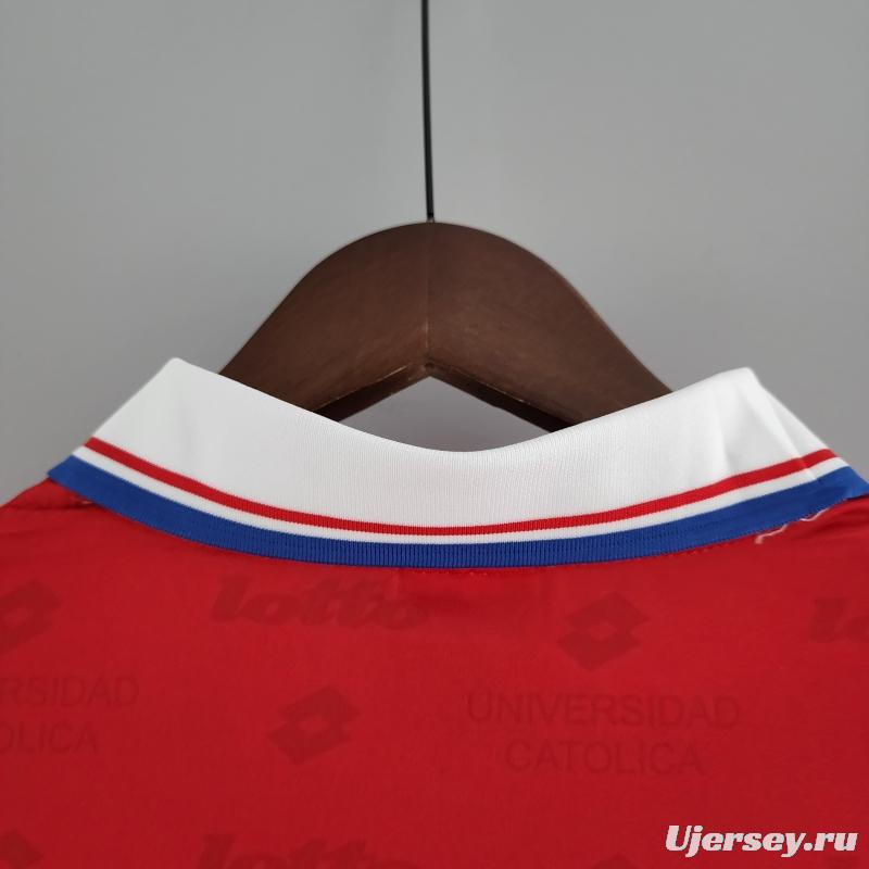 Retro 1996 Long Sleeve Deportivo Universidad Católica Third Away Soccer Jersey