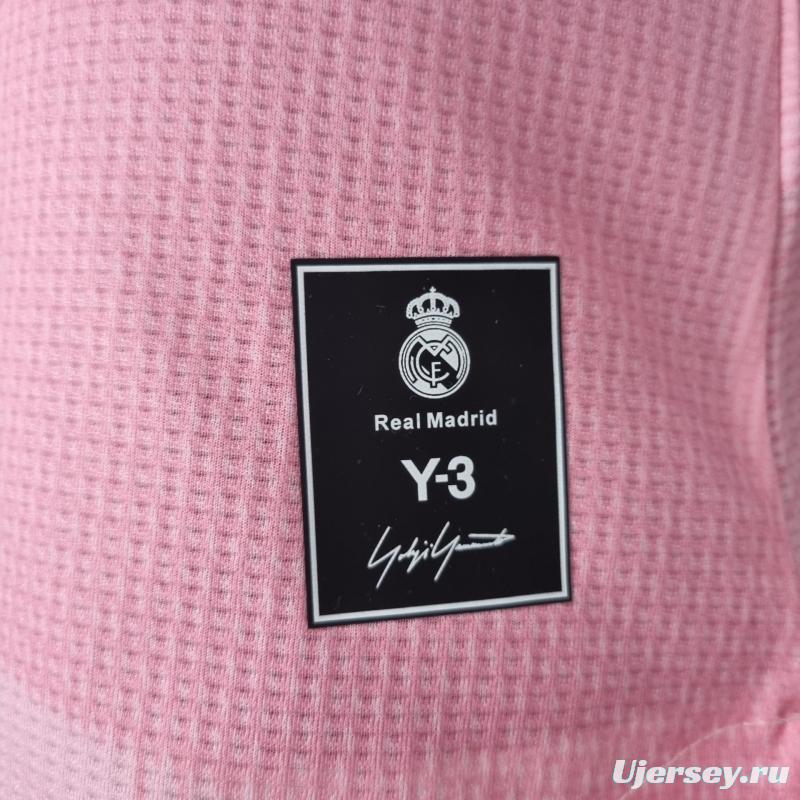 Player Version 2022 Real Madrid Y3 Edition Pink