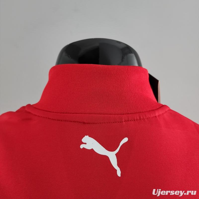 2022 F1 Ferrari Red Vest #0002