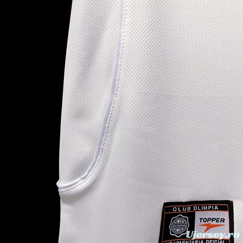 Retro 02 03 Olimpia Home Soccer Jersey