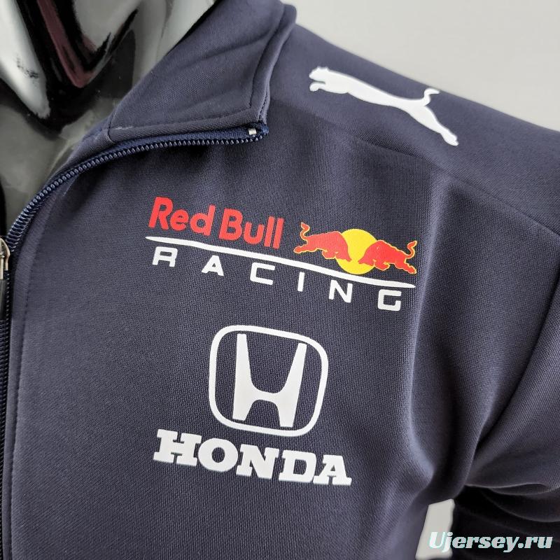 2022 F1 Redbull Full Zipper Hoodie Jacket #0004