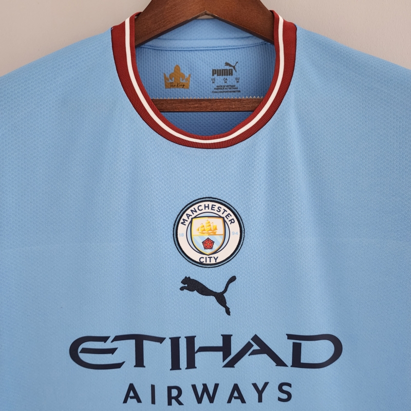 Retro 22/23 Manchester City Home Jersey