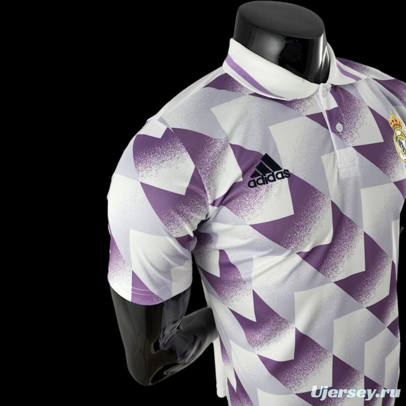 22/23 POLO Real Madrid Purple And White