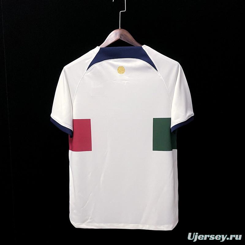 2022 Portugal Away Soccer Jersey