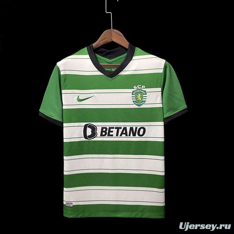 22/23 Sporting CP home Soccer Jersey