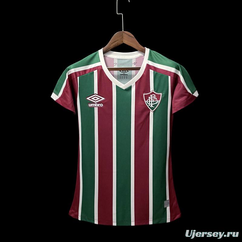 22/23 Fluminense Home Woman Soccer Jersey