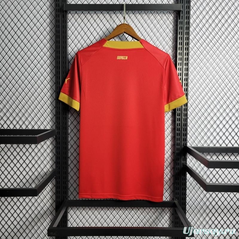 2022 Serbia Home Soccer Jersey