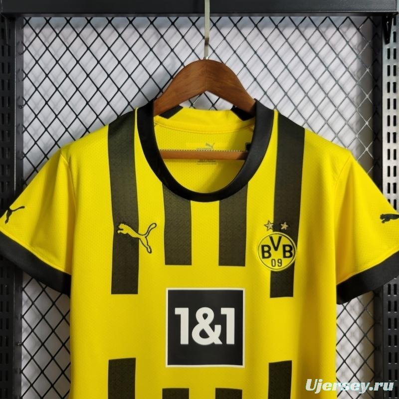 22/23 Woman Borussia Dortmund Home Soccer Jersey