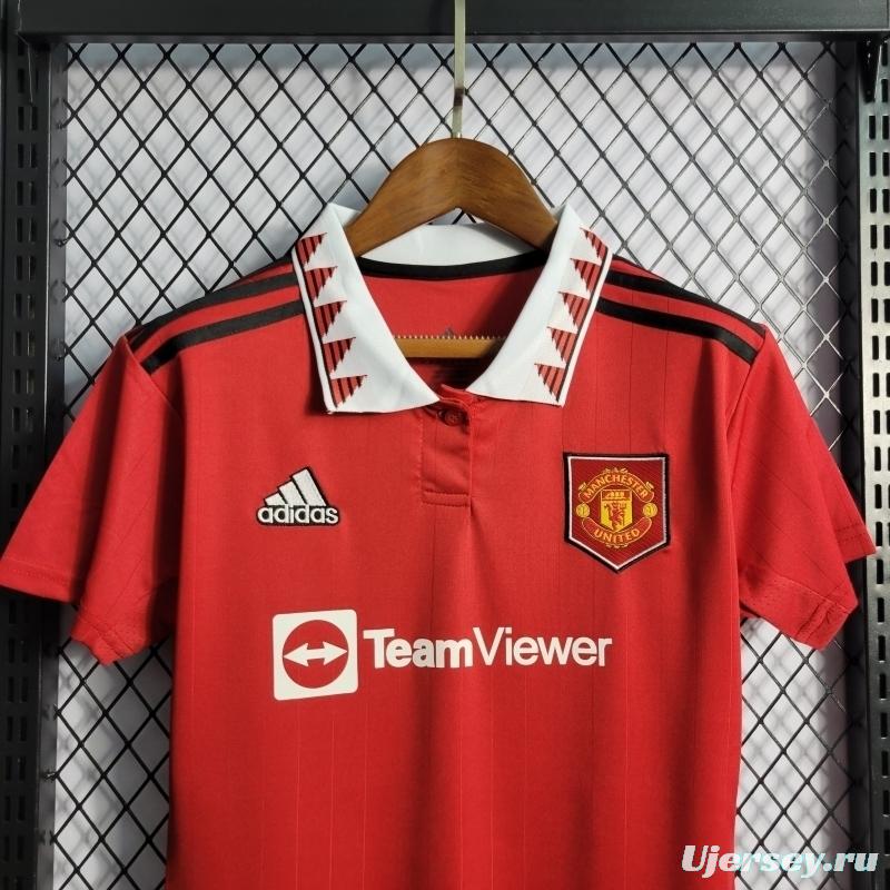 22/23 Woman Manchester United Home S Soccer Jersey