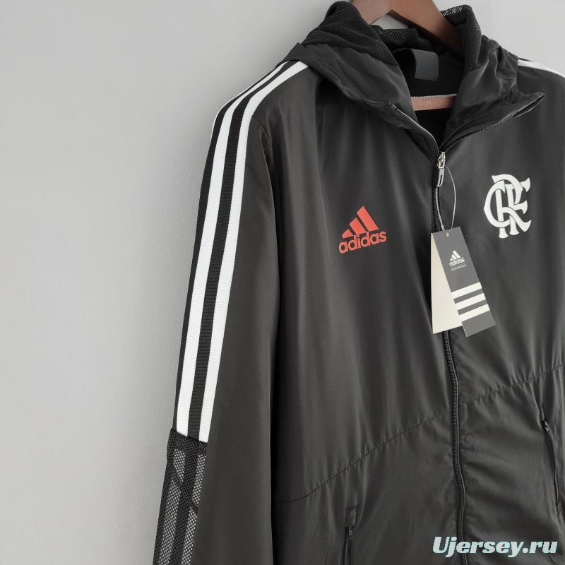 2022 Flamengo Windbreaker Black