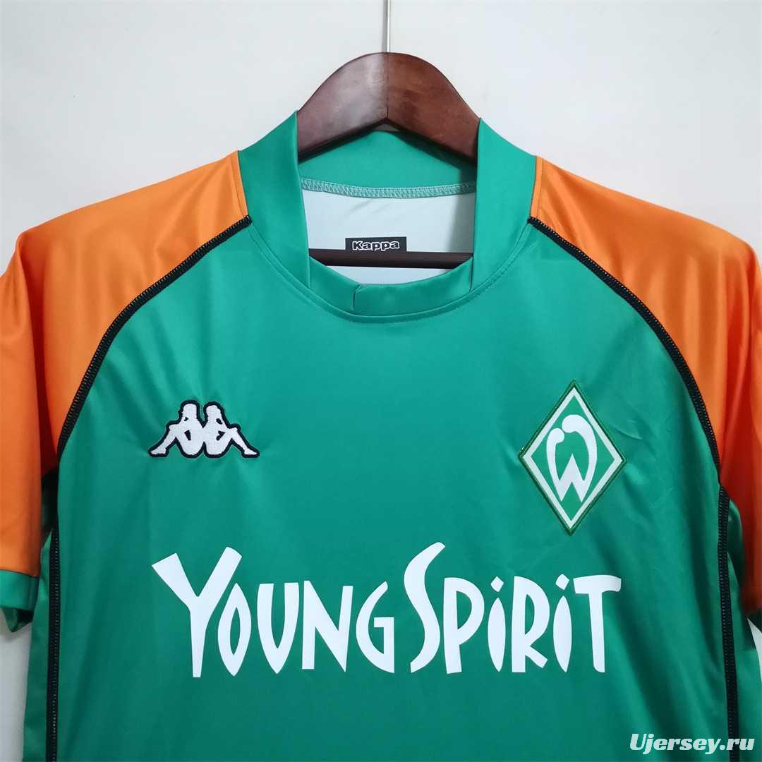 Retro 03-04 SV Werder Bremen Home Soccer Jersey