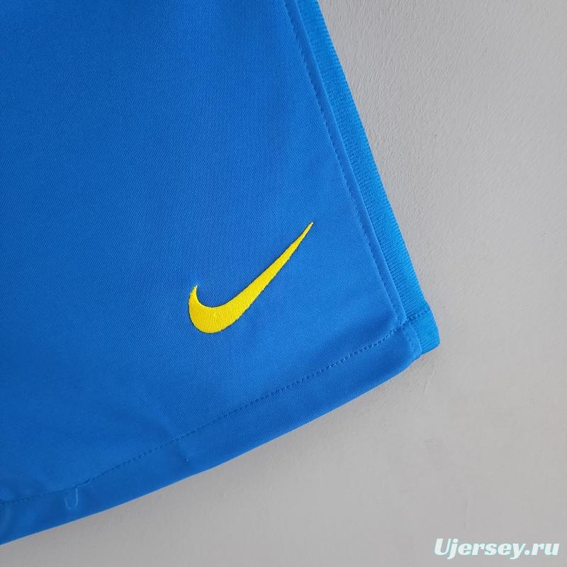 2022 Brazil Shorts Blue