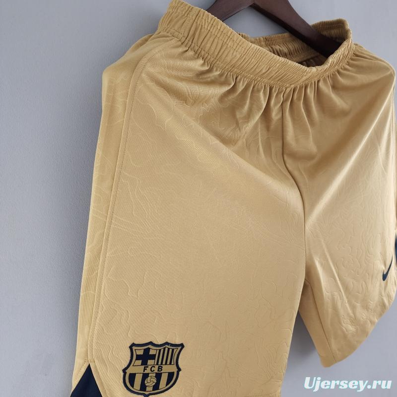 22/23 Barcelona Shorts Away Soccer Jersey