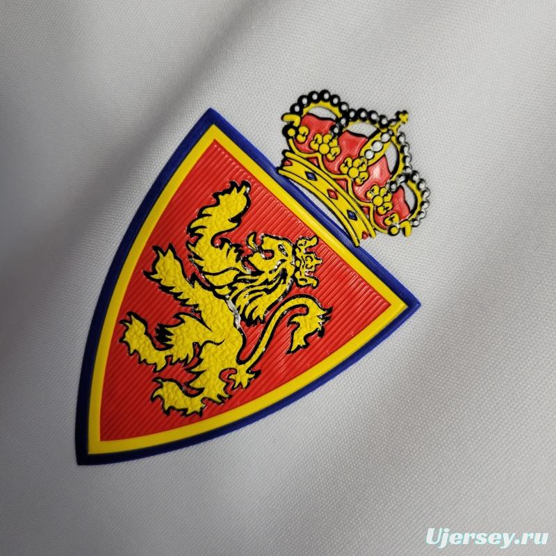 22/23 Real Zaragoza Home Soccer Jersey