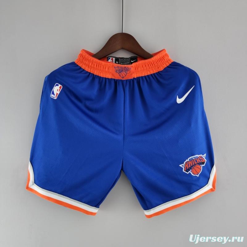 New York Knicks NBA Shorts Blue