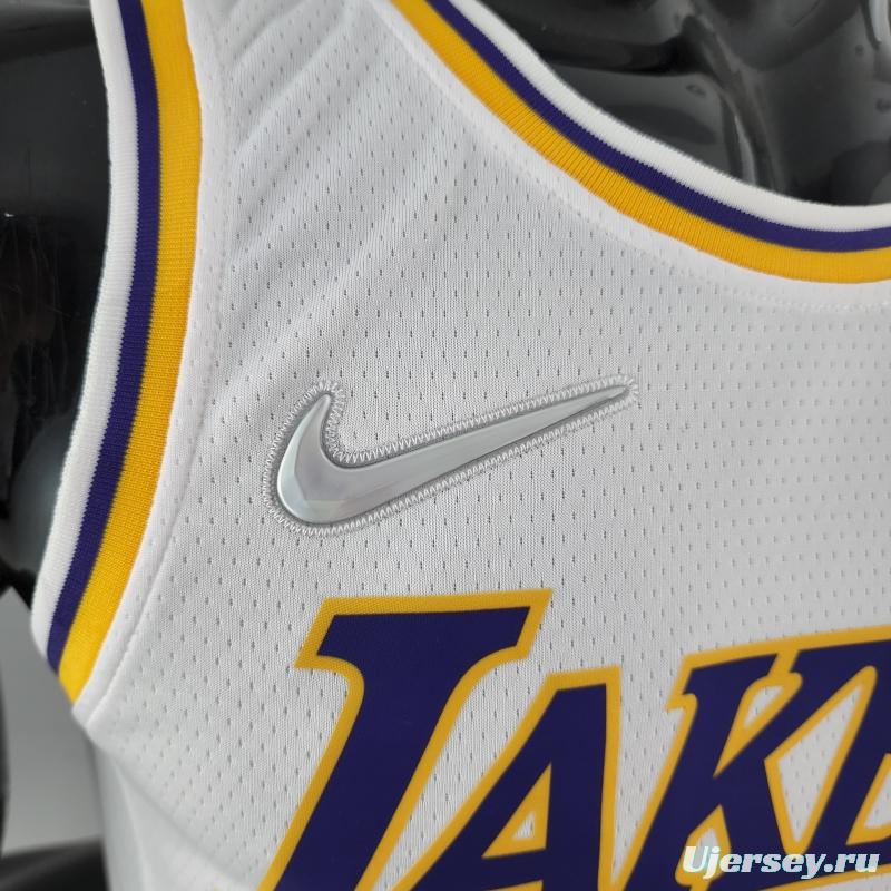75th Anniversary IRVING #2 Los Angeles Lakers White NBA Jersey