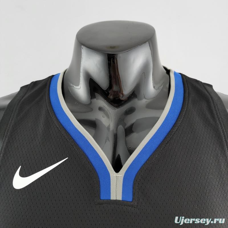 2020 KUMINGA#00 Warriors City Edition Black And Grey NBA Jersey