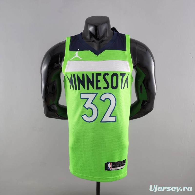 Minnesota Timberwolves TOWNS#32 Air Jordan NBA Jersey Blue