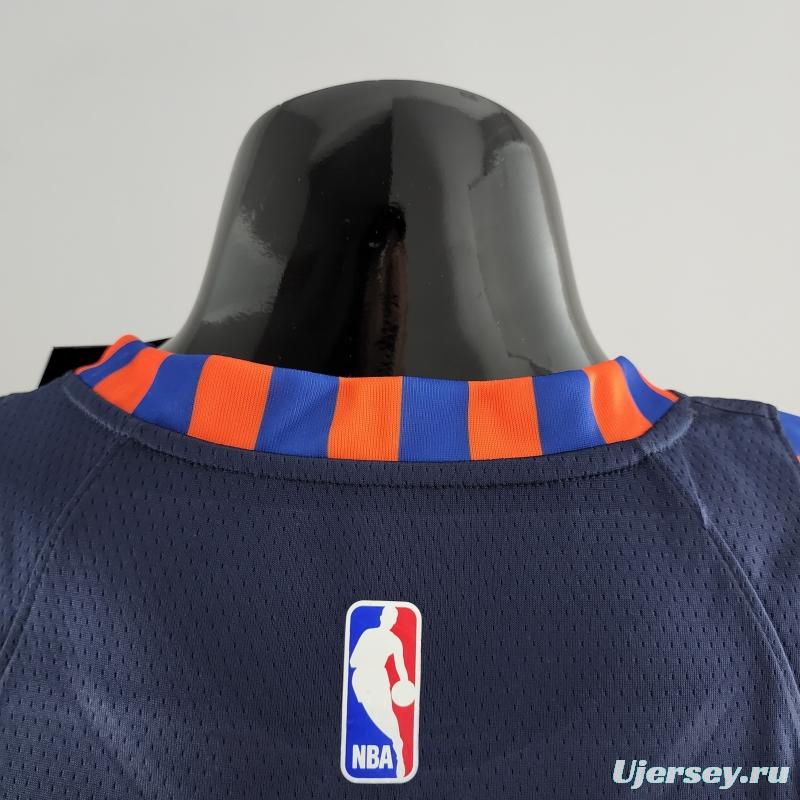New York Knicks Barrett #9 Striped NBA Jersey