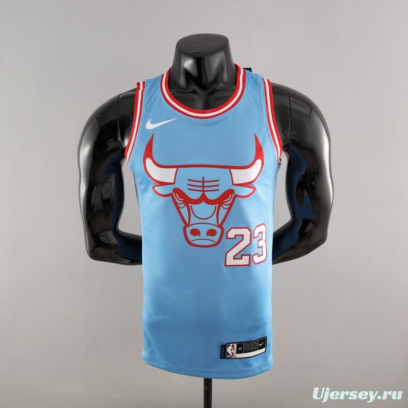 Chicago Bulls JORDAN#23 Blue NBA Jersey