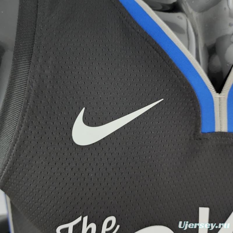 2020 DURANT #35 Warriors City Edition Black &amp; Grey NBA Jersey