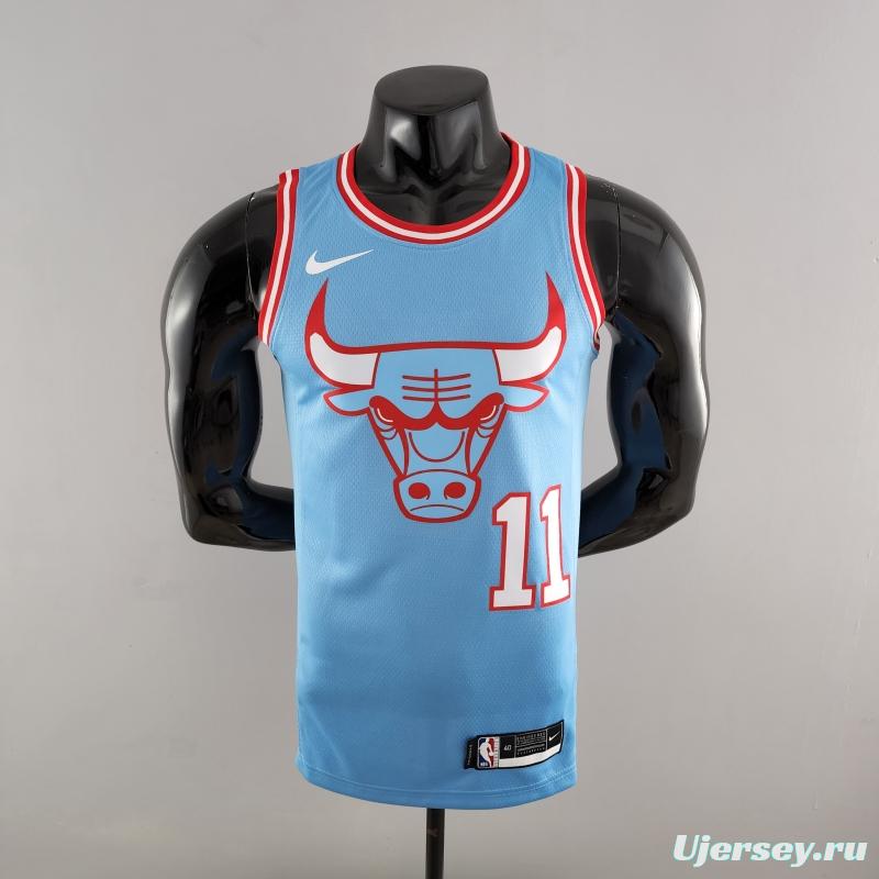 Chicago Bulls DeROZAN #11 Blue NBA Jersey