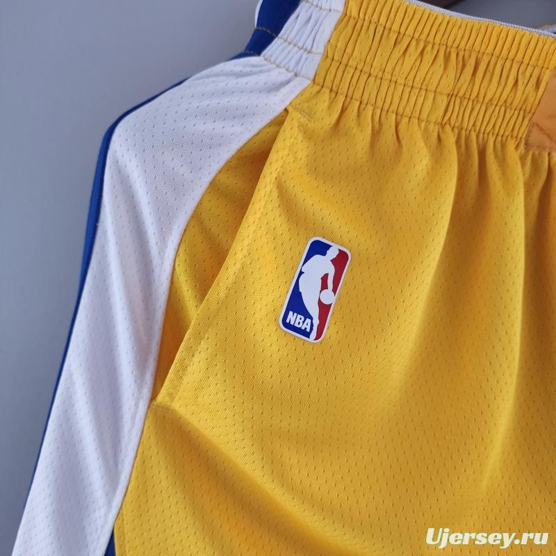 Golden State Warriors Air Jordan NBA Shorts Yellow