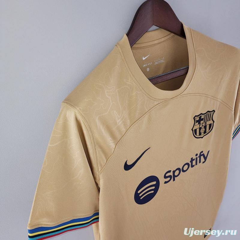 22/23 Barcelona Away Soccer Jersey