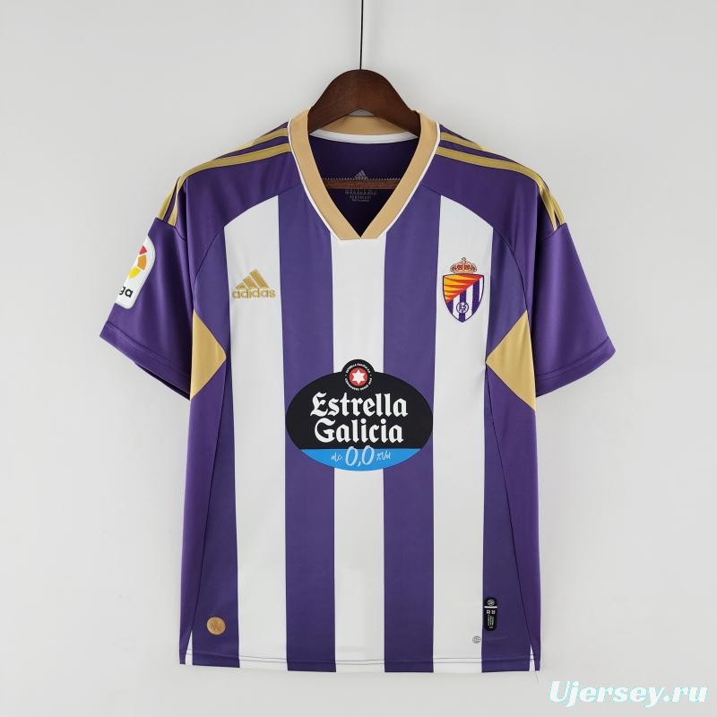 22/23 Real Valladolid Home Soccer Jersey