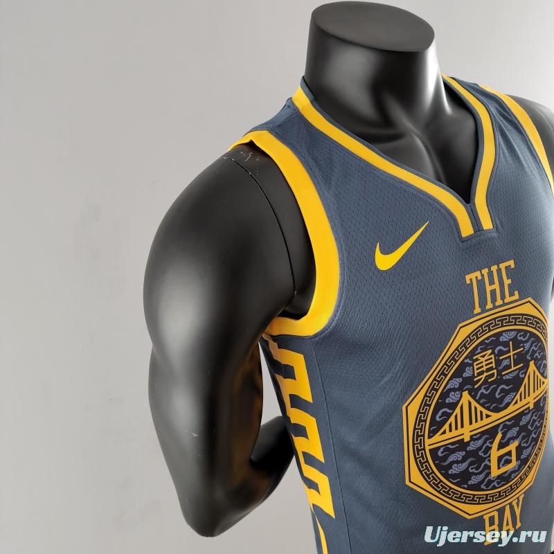2018 YOUNG #6 Golden State Warriors Grey NBA Jersey