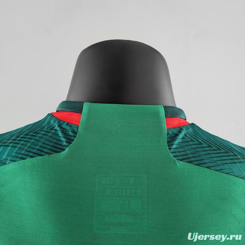 Player Version 2022 Mexico Home Soccer Jersey