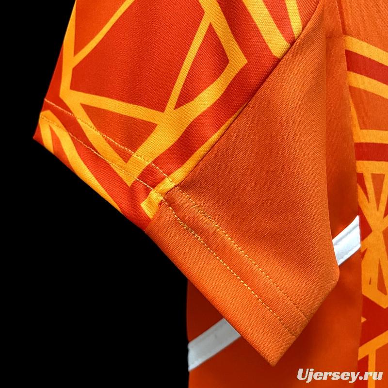 22/23 Cruzeiro Goalkeeper Orange Jersey