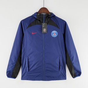 2022 PSG Windbreaker Blue And Black