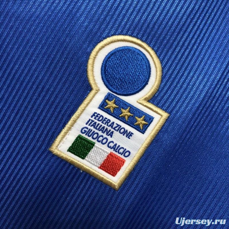 Retro 1998 Italy Home Soccer Jersey