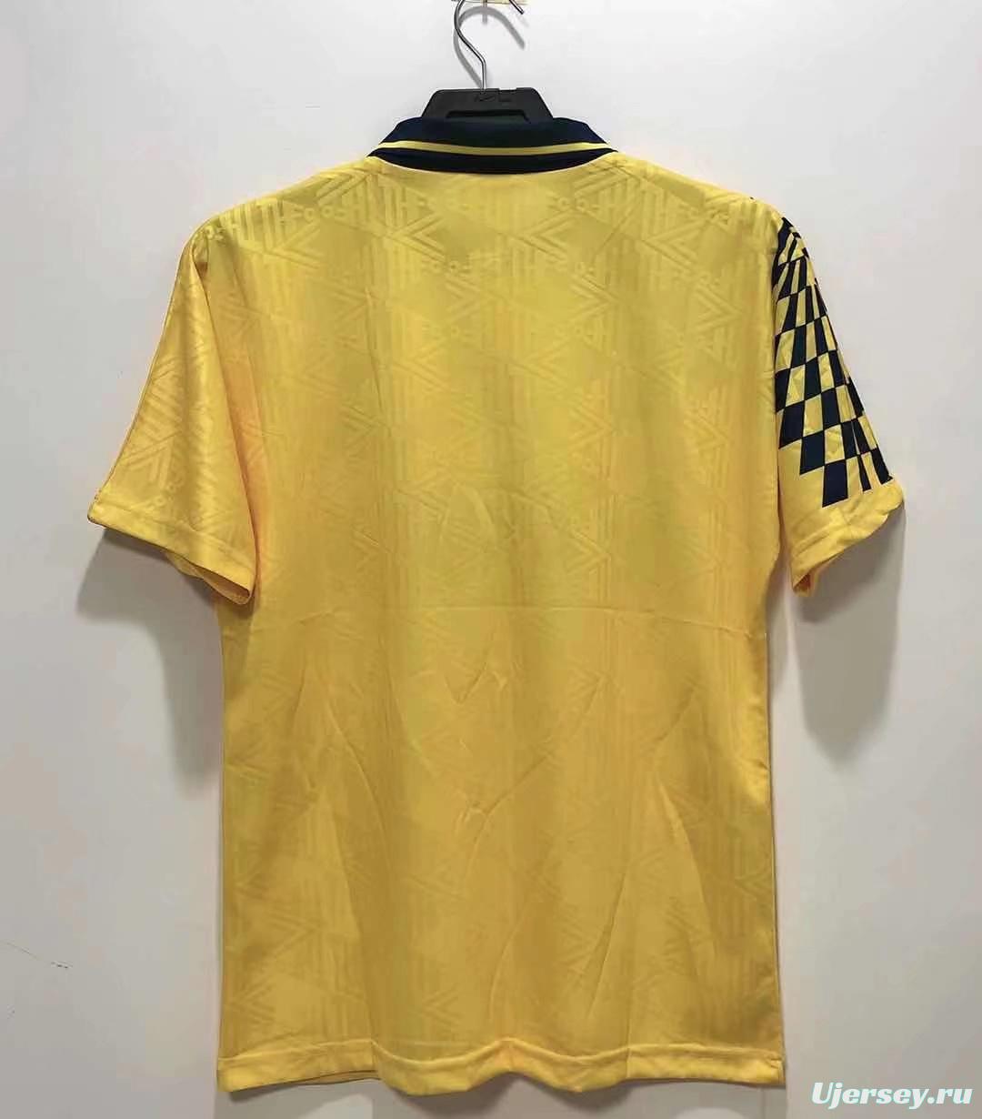 Retro 92/94 Tottenham Hotspur Away Soccer Jersey