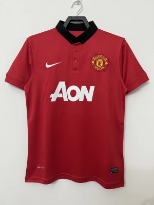 Retro 13/14 Manchester United Home Soccer Jersey