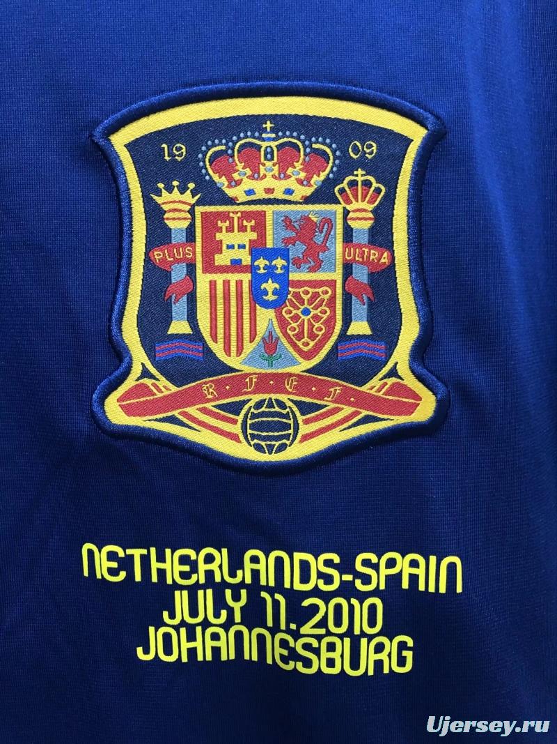 Retro 2010 Spain Away Soccer Jersey