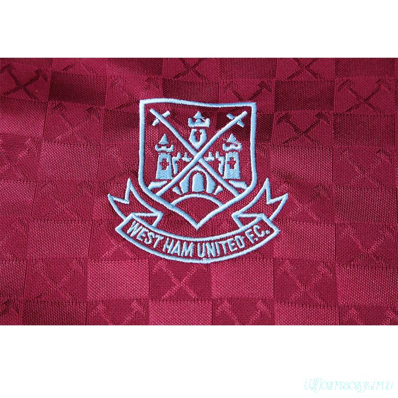 Retro 89/90 West Ham United Home Jersey