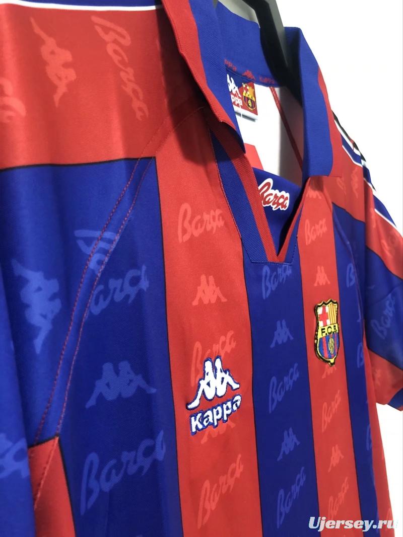 Retro 96/97 Barcelona Home Soccer Jersey