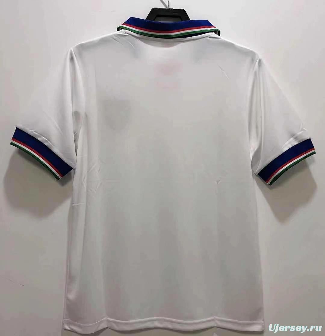 Retro 1982 Italy Away White Soccer Jersey