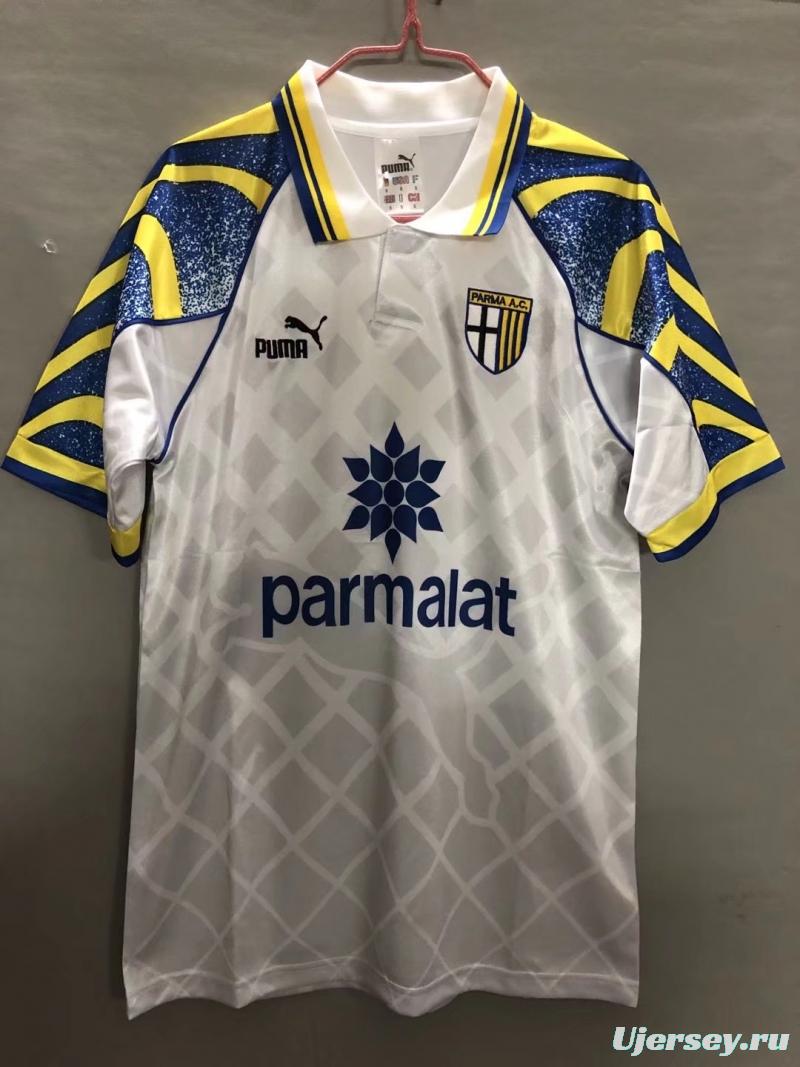 Retro 95/97 Parma Home Soccer Jersey