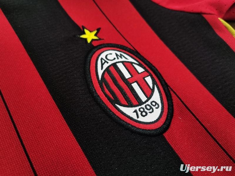 Retro Kids 2013/14 AC Milan Home Soccer Jersey