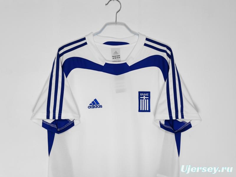 Retro 2004 Greece Away Soccer Jersey