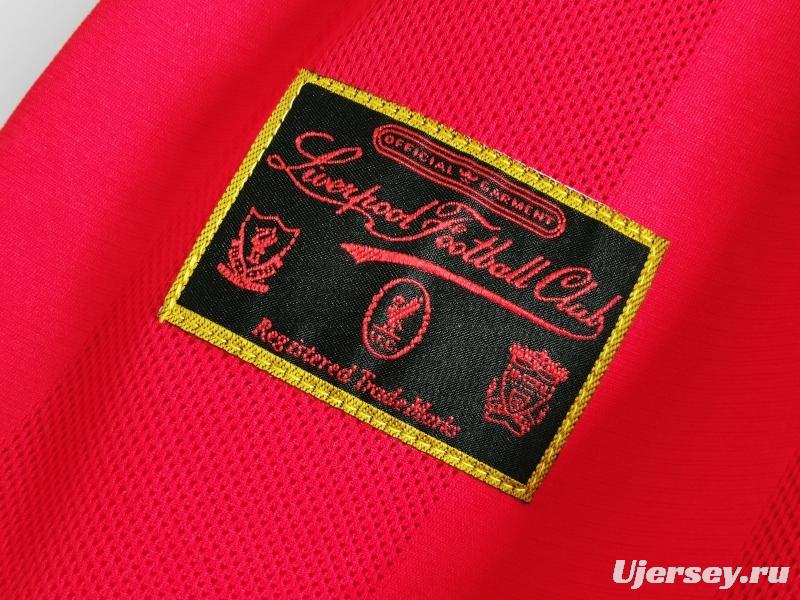 Retro 1995/96 Liverpool Home Soccer Jersey