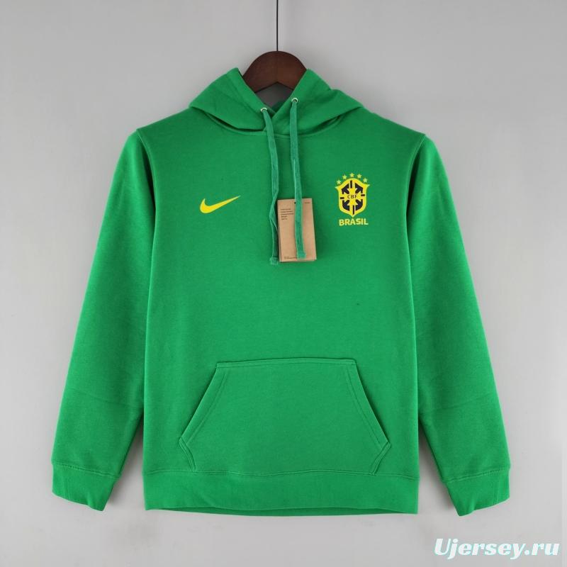 2022 Brazil Hoodie Green