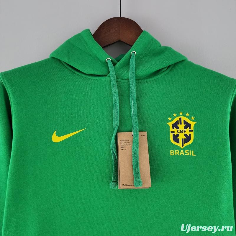 2022 Brazil Hoodie Green