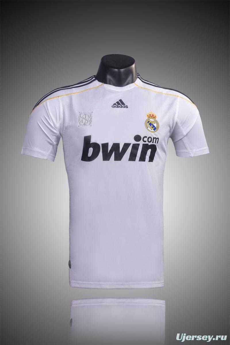 RETRO 09/10 Real Madrid Home Soccer Jersey